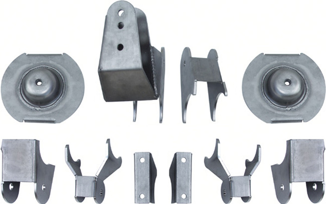 1997-2006 JEEP TJ AND UNLIMITED REAR SUSPENSION BRACKET SET