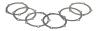 Pinion depth shims for Ford 8"