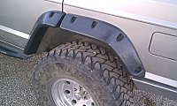 V2 Jeep Cherokee XJ, 97-01 4 Door, Quarter Folded BLACK TEXTURE